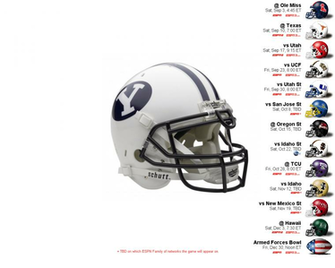 Byu Football Schedule Background
