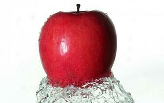 Red Apple Wallpaper Stock Photos
