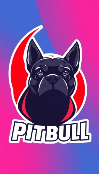 Pitbull Logo Wallpaper