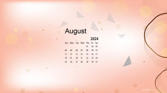 August Desktop Wallpaper Calendar Calendarlabs