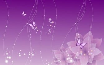 Purple Flowers Background Wallpaper