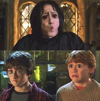 Harry Potter Sad Eyes Snape Ron Googly Faces