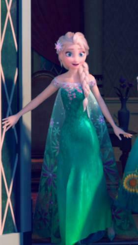 Frozen Fever Elsa Phone Wallpaper Photo