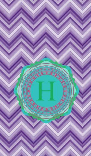 Monogrammed iPhone Background Wallpaper Background