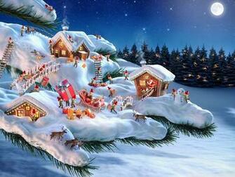 Santa And His Elves 4k HD Desktop Wallpaper For Ultra Tv