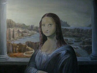 Mona Lisa Driftwood Series A Painting In Progress Day Matteson