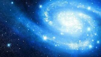 Blue Galaxy Wallpaper Image