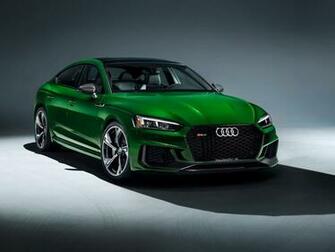 Green Audi Sedan Rs5 Sportback New York Auto Show HD