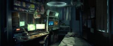 Cyber Rooms Ideas Cyberpunk Room Art