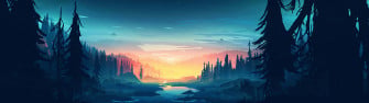 Minimalist Dual Monitor Wallpaper