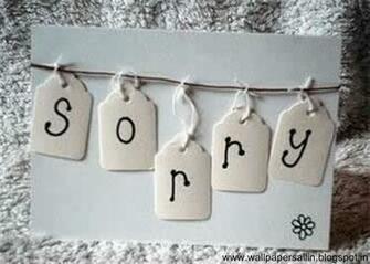 Wallpaper Gallery I Am Sorry