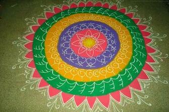 Beautiful Rangoli Wallpaper HD Image