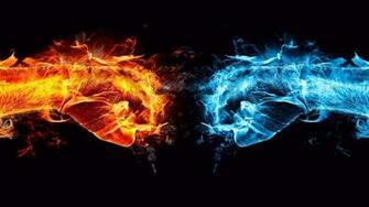 Background Fire And Ice The Wolf Pack Wallpaper