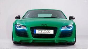 Green Front Pose Mtm Audi R8 Wallpaper