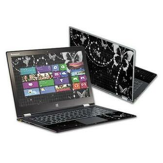 Black Butterfly Skin For Lenovo Ideapad Yoga Pro Touchscreen