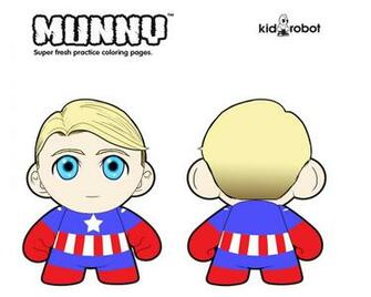Munny Design Captain Steve Rogers By Zafona