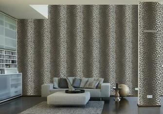 Leopard Print Vinyl Wallcovering