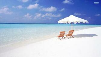 White Sand Beach Wallpaper