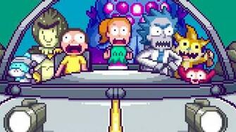 Retro Bit Intro For Adult Swim S Rick And Morty Geektyrant