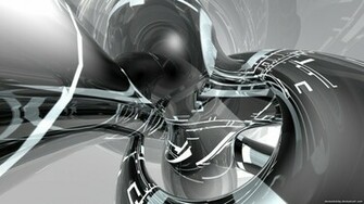Techy Abstract Wide By Vickym72