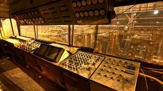 Cockpit Industrial Wallpaper Plants