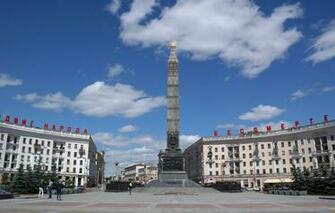 Wallpaper Area Victory Minsk Monument Square Hero