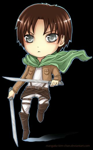 Chibi Attack On Titan Eren By Mangaka Kim Chan