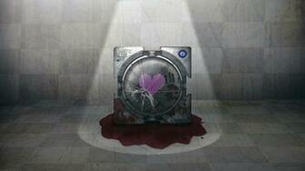 Companion Cube Hurt Wallpaper HD