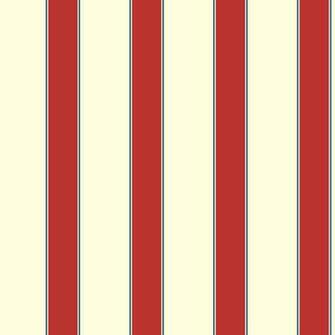 Red Cream Zb3420 Wide Stripe Pinstripe Wallpaper Baby Nursery