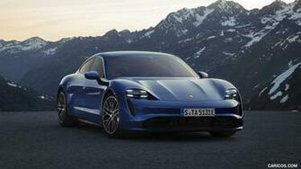 Porsche Taycan Turbo Front Three Quarter HD Wallpaper