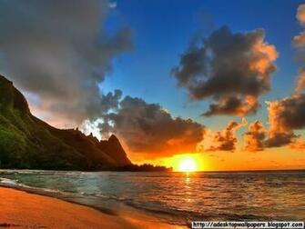 Sunset Beach Wallpaper Pc Beautiful