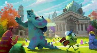 Wallpaper Monsters University HD Desktop Background