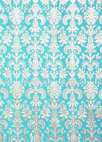 Tiffany Blue Damask Phone Wallpaper