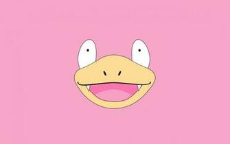 Pokemon Slowpoke Simple Background Wallpaper