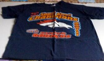 Vintage Denver Broncos T Shirt Back To Super Bowl Champs Xxxiii