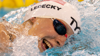 Katie Ledecky Sets World Record In Meter Style Klbk