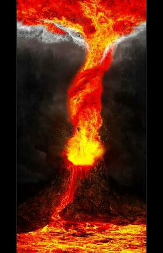 When A Tornado Meets Volcano By Lvlorf3us