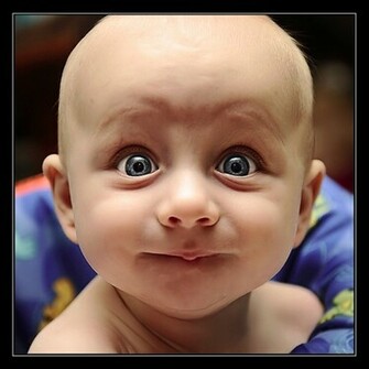 Funny Baby Face Wallpaper