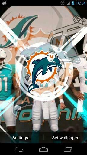 Bigger Miami Dolphins Live Wallpaper For Android Screenshot