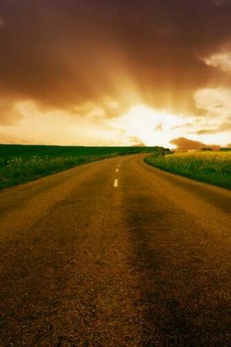 Highway Retina iPhone HD Wallpaper