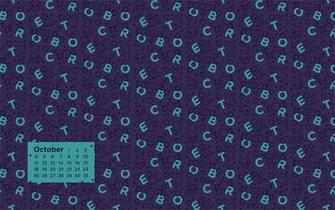 October Desktop Calendar Wallpaper Paper Leaf
