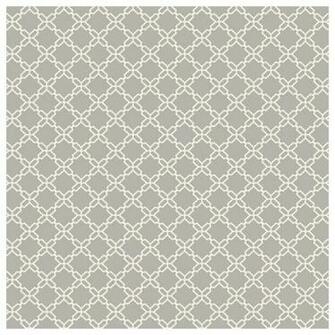 York Sure Strip Gray Geometric Trellis Wallpaper Contemporary