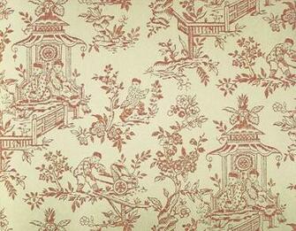 Toile De Jouy Wallpaper French In Green Blue
