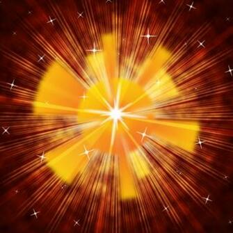 Photo Brown Sun Background Means Radiating Light And Stars