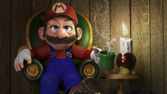 Wallpaper 4k Retired Super Mario