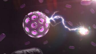 Electric Molecules Wallpaper 3d