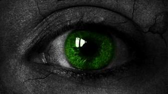 Close Up Eyes Green Wallpaper