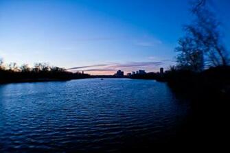 James River With Richmond In The Background Hunter