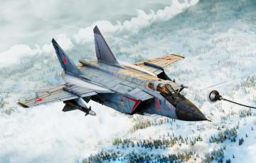 Wallpaper Winter Figure Fighter Art Mig Bbc Interceptor