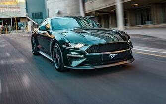 Wallpaper Of Car Ford Mustang Bullitt Green